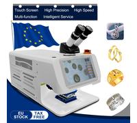 Saldatrice a punti per gioielli Touch screen laser ND YAG 60W/100W/150W/200W MINI Saldatura laser con sistema di controllo CCD Microscopio