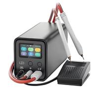 Saldatrice a punti portatile for supercondensatori da 10 kW, LCD, accumulo di energia regolabile, tripla modalità, pedale, batteria, macchina for saldatura industriale fai da te
