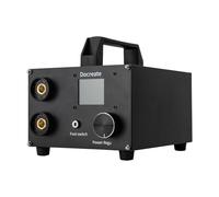 Saldatrice a punto a batteria in lega di alluminio, 12 V, 4 A, saldatrice a due punti, 5,5 - 2,1, spina Spot Welder con 50 cm di lunghezza per lamiera di nichel da 0,25 mm e pacco batteria 18650