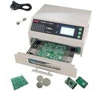 Saldatrice automatica di riflusso con il riscaldatore infrarosso & la circolazione dell'aria calda per la prova di saldatura di SMT del PWB & la produzione di piccoli lotti