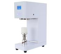 Saldatrice automatica per lattine saldatrice elettrica per tazze 4-6 secondi/volta altezza 4,53“-6,69” Macchina per chiusura saldatura lattine per tè latte con bollicine caffè(White)