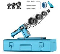 Saldatrice digitale per tubi in plastica, saldatrice professionale PE/PB/PPR con controllo della temperatura, include forbici e custodia in ferro per progetti idraulici fai da te