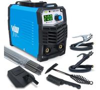 Saldatrice Elettrodo MMA ARC 200K, Saldatrice Inverter Elettrodo IGBT con Hotstart e Anti-Stick, Macchina per Saldare 10-200A con Accessori Inclusi ed Elettrodi per Saldatura - VECTOR WELDING