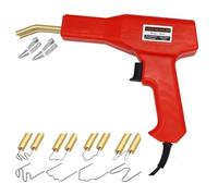 Saldatrice for plastica da 220 W aggiornata, kit di saldatura for 2 in 1, for riparazione, torcia for cucitrice a caldo 400 pezzi con pinze a coltello (UE)(400 Welding Nails-EU)