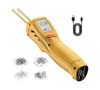 Saldatrice For Plastica Da 500 W, Display LCD, Pistola For Saldatura For Plastica Portatile Con Ricarica Wireless, Kit Di Riparazione Paraurti For Auto, Pinzatrice A Caldo Facile Da Usare(Yellow)