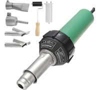 Saldatrice For Plastica, Pistola Ad Aria Calda Da 1600 W, Pistola For Saldatura Ad Aria Calda Da 30 A 680 °C, Con 4 Punte For Saldatura, 1 Nucleo Riscaldante E 1 Asta A Rulli