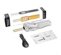 Saldatrice in plastica senza fili per riscaldamento rapido, kit di riparazione wireless per plastica rotta e riparazione automatica 22 cm (bianco)