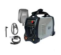 Saldatrice inverter ad elettrodo 300 Ampere per fabbro con cavi e maschera display LCD digitale saldatrice elettrica portatile leggera