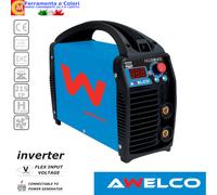 Saldatrice Inverter AWELCO Mikro 164-184 Saldatura Arco MMA + Kit Acc. Valigetta