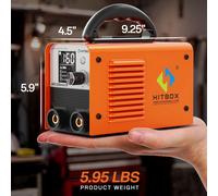 Saldatrice inverter HITBOX ARC200 2 in 1 Ascensore TIG/MMA ARC Hot Start Arc Force Display a LED Saldatore domestico ultra mini portatile