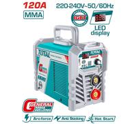 SALDATRICE INVERTER IGBT A ELETTRODO 10-120A 230V SALDATURA+ACCESSORI TOTAL