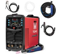 Saldatrice Inverter IGBT AC/DC TIG Digitale+DC MMA, 180A, Salda tutti i metalli
