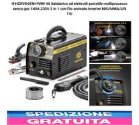 Saldatrice Inverter Lift 140A 230V Senza Gas Filo Animato Portatile