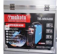 Saldatrice inverter Makota 400A 65v IP21S con valigetta in alluminio