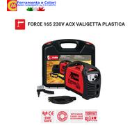 Saldatrice Inverter TELWIN Force 125 145 165 elettrodo MMA in DC + Kit Valigetta