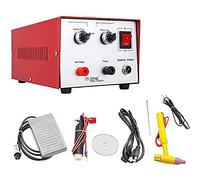 Saldatrice Laser Portatile,300w 30A/50A Saldatrice Punti Regolabile Impulsi Saldatore per Gioielli,Strumenti Artigianali per Metallo,Argento,Platino,Riparazione di Gioielli,Red-50A