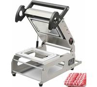 Saldatrice manuale per imballaggi alimentari, efficiente, 7-8 vassoi/min, ideale per scatole da asporto e cibi cotti