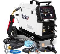 Saldatrice MIG MAG 250 4 Rulli 250A Doppia Tensione Sinergica MMA TIG Lift LCD