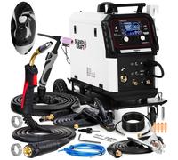 Saldatrice MIG MAG 255 AC/DC Doppio Pulsato TIG HF MMA Alluminio 230V