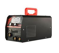 Saldatrice MIG/TIG/Stick 3 in 1 senza gas - Macchina for saldatura multiprocesso for saldatura a filo animato, con protezione di gas e ad Alta efficienza(Noir)