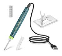 saldatrice, Mini Kit Saldatore Professionale Portatile Con Design A Penna E Indicatore Di Punta For Lavori Riparazione per saldatura dei metalli, rimozione della ruggine