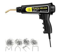 Saldatrice per plastica Kit di pinzatrice a caldo per saldatura di plastica da 70 W per riparazione paraurti auto, saldatrice di plastica, saldatrice termica, saldatore(With 200Pcs)