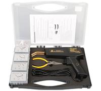 Saldatrice per plastica Kit di riparazione paraurti auto da 120 W, macchina per graffette a caldo, strumenti per la riparazione di crepe nel paraurti auto 2-in-1 Saldatrice Plastica