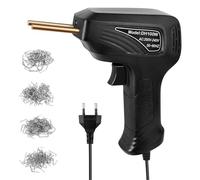 Saldatrice per plastica Kit di riparazione paraurti auto, kit di riparazione plastica, pistola per punti caldi, macchina per saldatura plastica, cucitrice a caldo da 50 W cucitrice calda(Black)