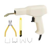 Saldatrice per plastica Kit Di Riparazione Paraurti Per Saldatrice A Caldo Per Plastica, Saldatore Per Riparazione Plastica, Riparazione Paraurti Auto 2-in-1 Saldatrice Plastica(White 200PCS)