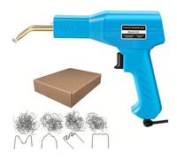 Saldatrice per plastica Kit saldatore per plastica da 50 W con pistola per pinzatrice a caldo per riparazione paraurti auto cucitrice calda(With box)