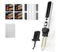 Saldatrice per plastica Kit saldatore per plastica senza fili da 100 W, pistola per saldatura plastica 3 in 1 con saldatore, cazzuola e pinzatrice a caldo Kit Riparazione Paraurti Auto(Carton)