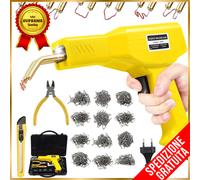 Saldatrice per Plastica Kit Saldatore POTENTE 150W 800 Graffette riscaldamento V