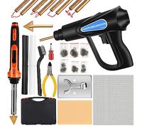Saldatrice per Plastica - KKMOL Saldatore Plastica Kit con 852 pezzi(Attrezzature*2), Pistola per Saldare la Plastica, Riparazione Graffette Saldatura Plastica per Paraurti, Ricambi Auto, Kayak