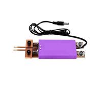 Saldatrice per plastica Penna per saldatura a punti, saldatrice a punti integrata, portatile, con grilletto automatico per batteria 18650. cucitrice calda(Purple)