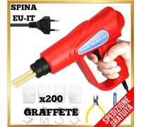 Saldatrice per Plastica RISCALDAMENTO VELOCE Kit Saldatura Riparazione Salda pla