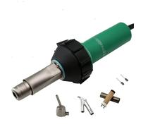 Saldatrice per plastica Saldatrice a torcia termica con soffiante ad aria calda da 1600 W per plastica, fogli, tubi, serbatoi, pavimenti, membrane in PP/PE/PVC...(Kits 7)