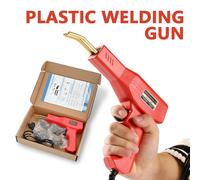 Saldatrice per saldatore di plastica Pistola per saldatura per paraurti per auto 4 tipi di graffette per riparazioni di paraurti/kayak/prodotti in plastica