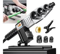 Saldatrice Per Tubi In Plastica, Display Digitale PE /PB/PPR (20-63 Mm) Saldatrice A Fusione Di Tubi, 100-320 ℃ Regolabile, Matrice Anti-Blocco, Staffa A Forma Di U Del Piede Di Aggiornamento,#32