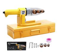 Saldatrice Per Tubi In Plastica,Saldatrice A Fusione Per Tubi In PPR Saldatrice Per Tubi Dell'Acqua Hot-Melt Con Display Digitale Per Tubi In PPR,PE,PP (20-32 Mm, 20-63 Mm), Temperatura 0-320 ° C,#32