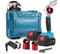 Saldatrice per Tubi in Plastica Senza Fili, Kit Saldatore per Fusioni con Presa Portatile, Fusore per Tubi dell'Acqua in Plastica (340 ℃) per Tubi Ppr PE Pp (20, 25, 32 Mm), con 2 Batterie