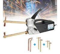 Saldatrice Punti Elettrica Spot Welder - Portatile Portatile per Acciaio Dolce - Doppio Utensile Laterale - 2.0 + 2.0mm Tip Gun - per Riparazione Lamiera