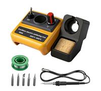 Saldatrice senza fili compatibile con batterie DeWalt da 20 V, riscaldamento rapido elettrico portatile, temperatura regolabile 200-500 °C per fai da te, riparazione dispositivi, gioielli, saldatura a