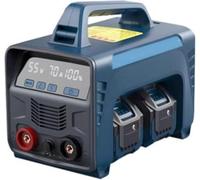 Saldatrice Senza Filo, Saldatrice ad Elettrodo Inverter Digitale IGBT a Batteria con Display LED, Compatibilità Multi-Elettrodo per Lavori all'Aperto - 165A con Due Batterie 20V 6Ah,2Batteries