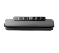 Saldatrice sottovuoto, Con timer digitale for il conto alla rovescia, sigillatrice compatta completamente automatica, aspirazione potente da 90 kPa, modalità asciutto/bagnato