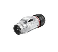 Saldatura 45A BD24 spina e presa for aviazione a 3 pin, connettore industriale di alimentazione a scatto, stile crimpatura(Metal male connector)