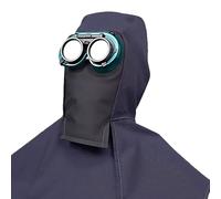 Saldatura a drappo per collo, protezione termica per saldatura, copertura del cappuccio resistente alla fiamma da 45 cm, protezione per la testa del cambio, protezione per il viso per lavori di