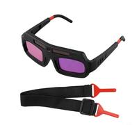 Saldatura Auto Oscuramento con Cella Solare, Lenti PC Occhiali di Sicurezza per Uso Industriale, Protezione DIN3-11, Antiriflesso, Design Leggero Comfort