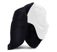 Saldatura Caschi Coperture Protettive Bavaglino Coppia Alta Temperatura Tessuto Resistente Sistemi Clip On Sicuro per Caschi Saldatura Professionale Attrezzatura Protettiva