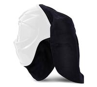 Saldatura Caschi Coperture Protettive Coppia di Bavaglini Resistente Alle Alte Temperature Tessuto Sicuro Clip On Sistemi per Saldatura Professionale Caschi Spatter Guards