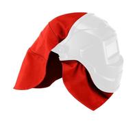 Saldatura Caschi Coperture Protettive Coppia di Bavaglini Resistente Alle Alte Temperature Tessuto Sicuro Clip On Sistemi per Saldatura Professionale Caschi Spatter Guards
